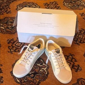 Vintage Havana Cream and White Sneakers